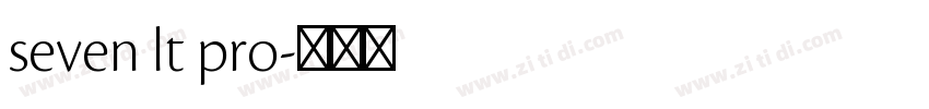 seven lt pro字体转换
